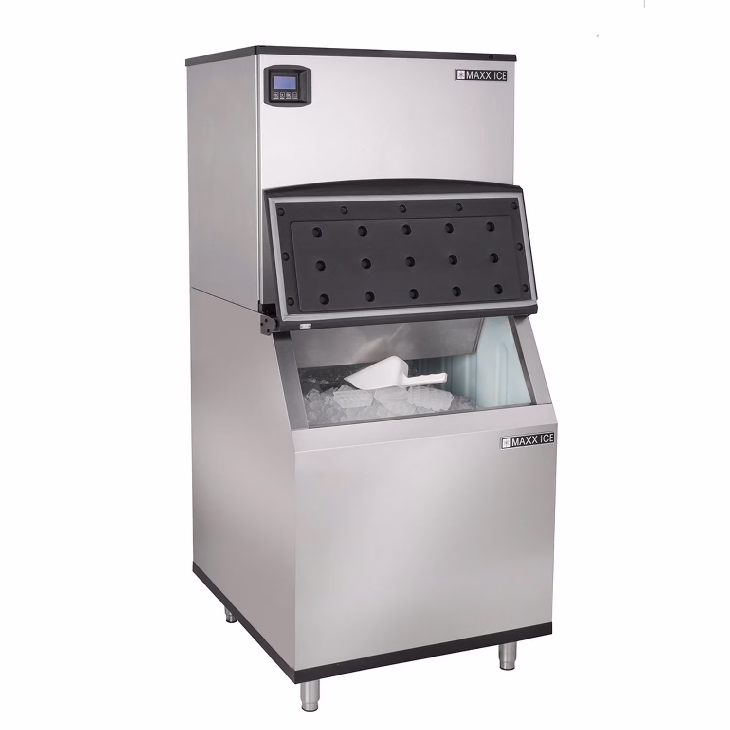 Maxx Ice 30" Wide Half Dice Ice Machine 650 lbs. with 580 lb. Bin - Image 5